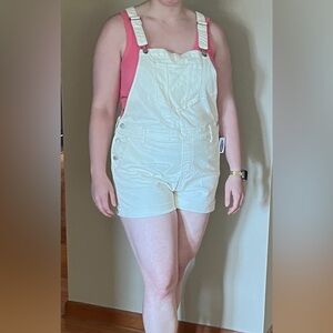 *NEW* Stylish Cream Women Overall Shorts